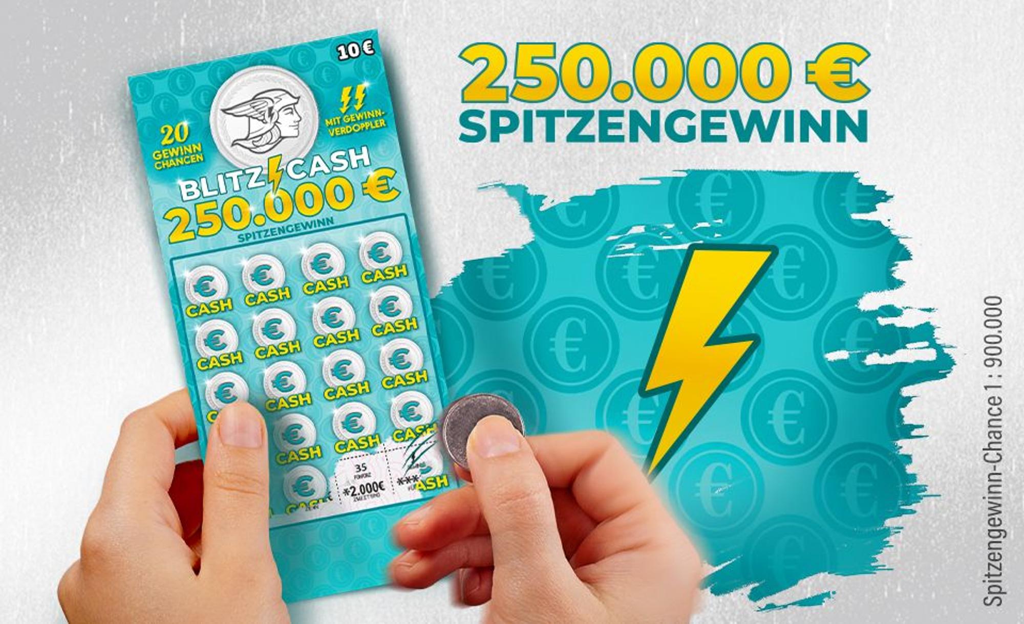Eurojackpot Kugeln werden durchmischt.