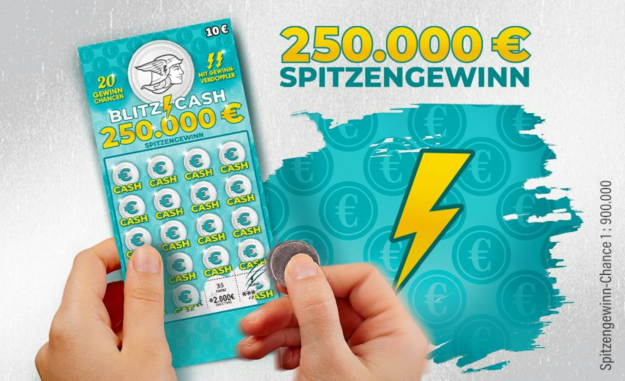 Eurojackpot Kugeln werden durchmischt.