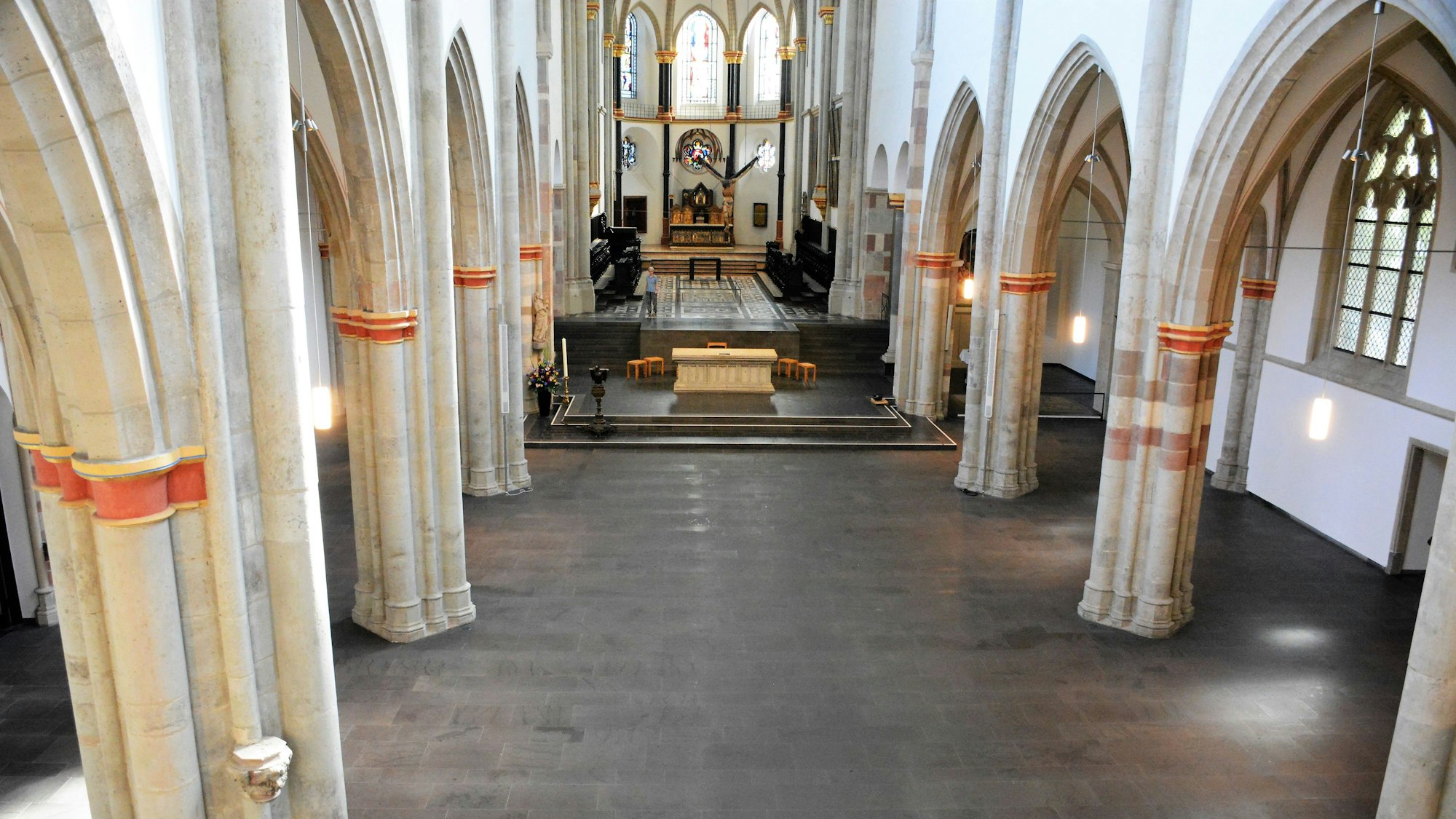 St. Severin ist leer geräumt.