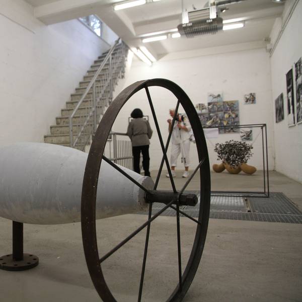Mitgliederausstellung des Kunstvereins für den Rhein-Sieg-Kreis im Pumpwerk, Objekt von Norman Junge