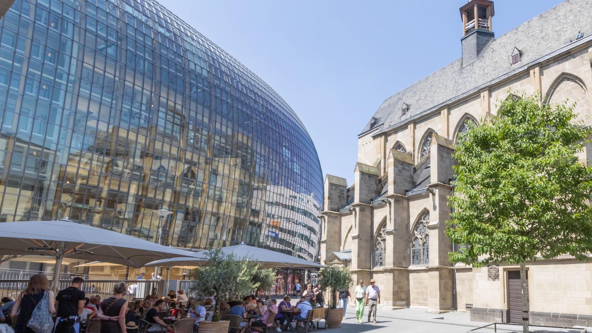Positives Beispiel: Das Antoniter-Quartier an der Schildergasse gilt als gelungene Weiterentwicklung.