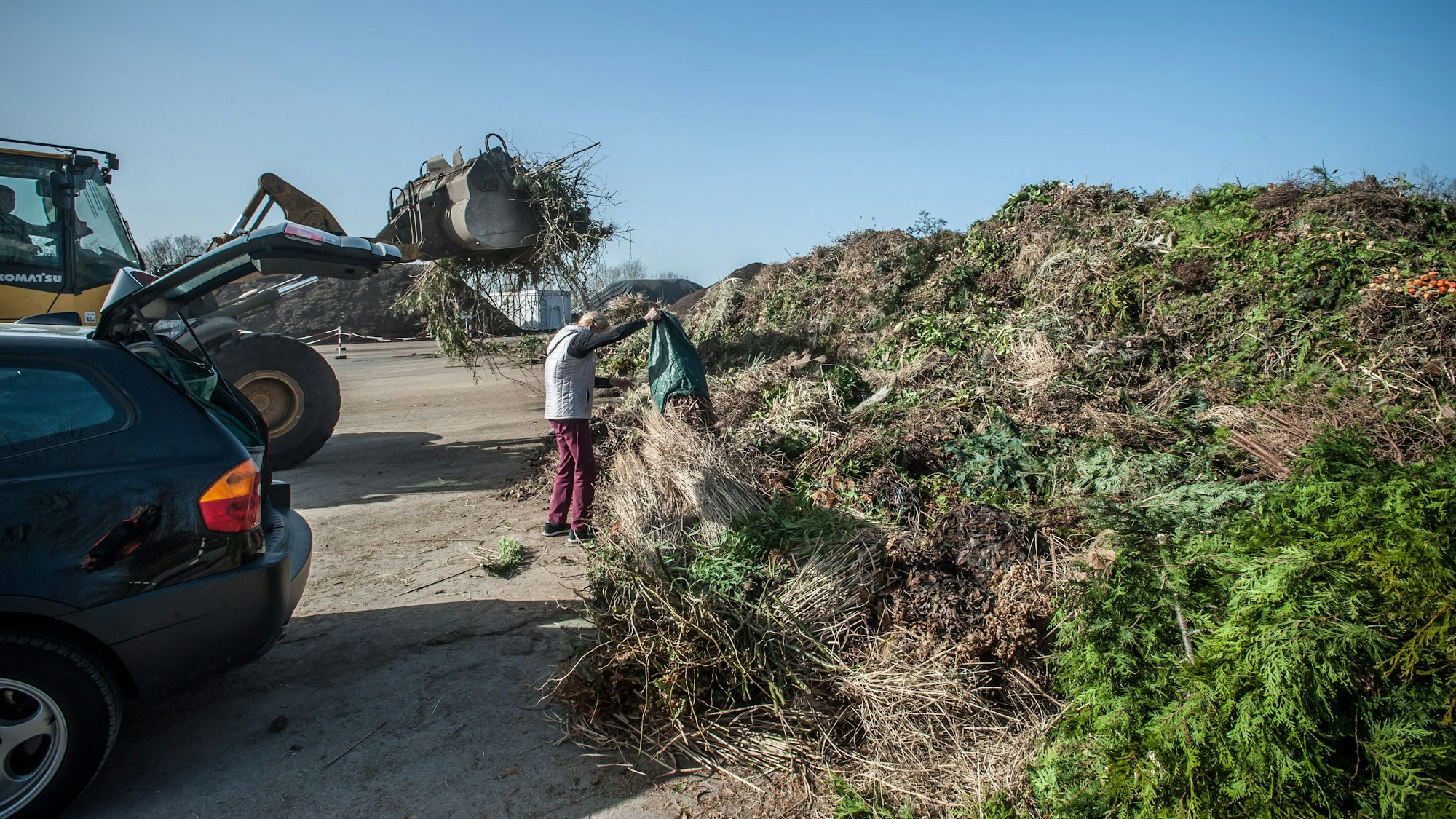 Das Kompostzentrum der Avea.