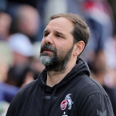 1.FC Köln U19 vs. FSV Mainz 05 U19, A Junioren Bundesliga, Halbfinal Rückspiel um die Deutsche Meisterschaft, Stefan Ruthenbeck (1.FC Köln), 14.04.2023, Bild: Herbert Bucco