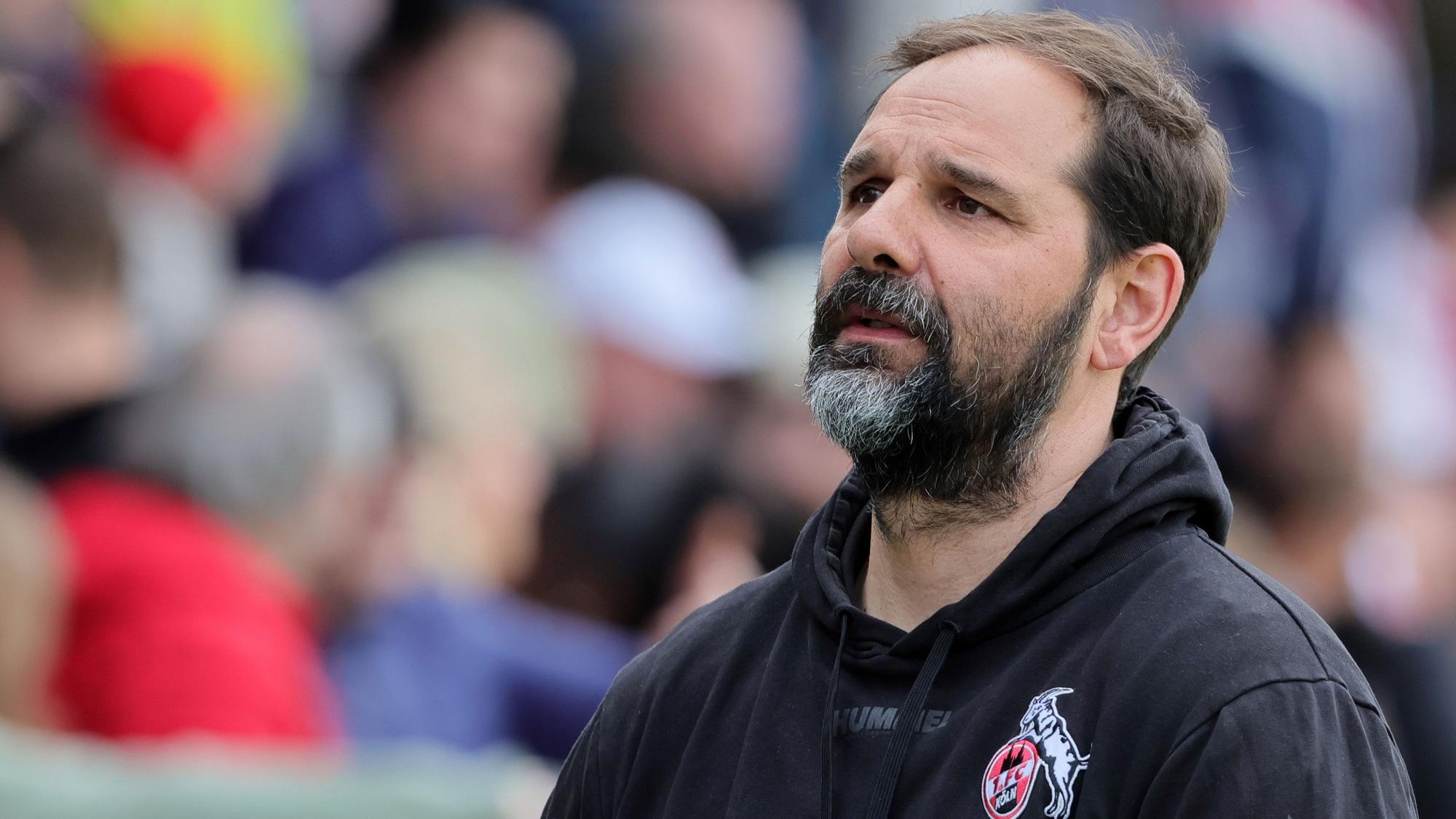 1.FC Köln U19 vs. FSV Mainz 05 U19, A Junioren Bundesliga, Halbfinal Rückspiel um die Deutsche Meisterschaft, Stefan Ruthenbeck (1.FC Köln), 14.04.2023, Bild: Herbert Bucco