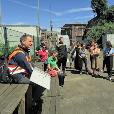 Im vergangenen Jahr hatte der Verein Kulturhof zu Führungen durch die Hallen Kalk eingeladen.
