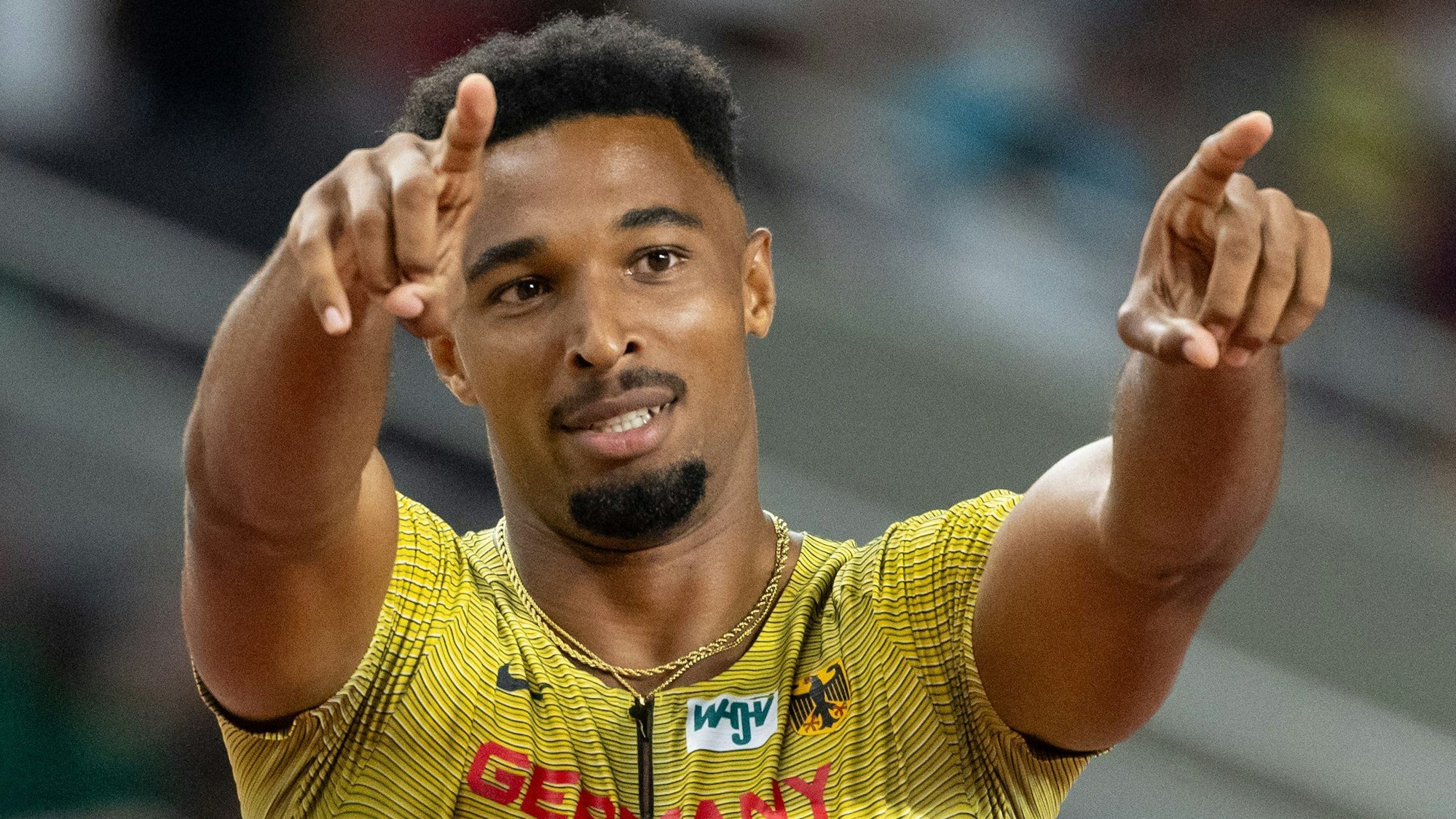 Leo Neugebauer (Deutschland) in Aktion.