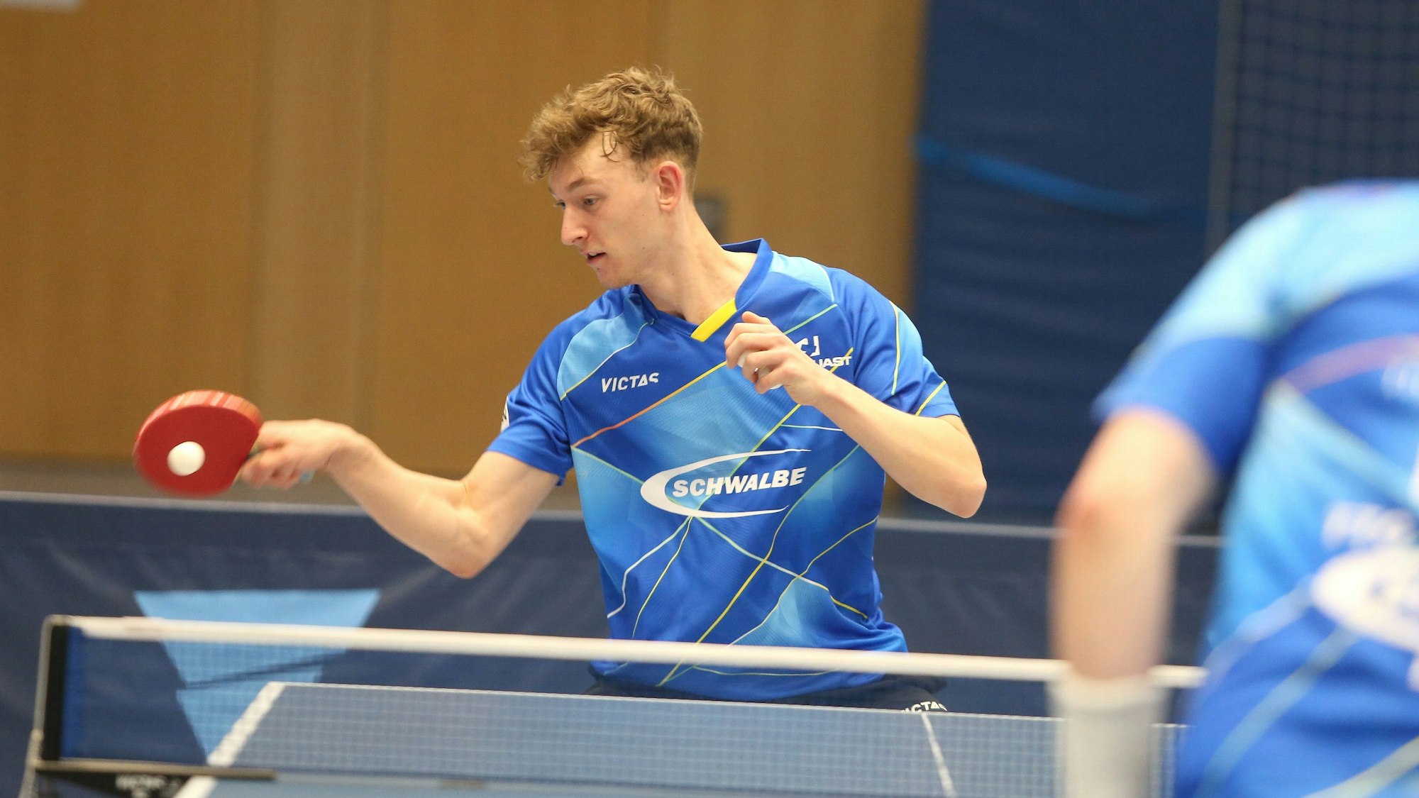 Neuzugang Adrien Rassenfosse in Aktion an der Platte.