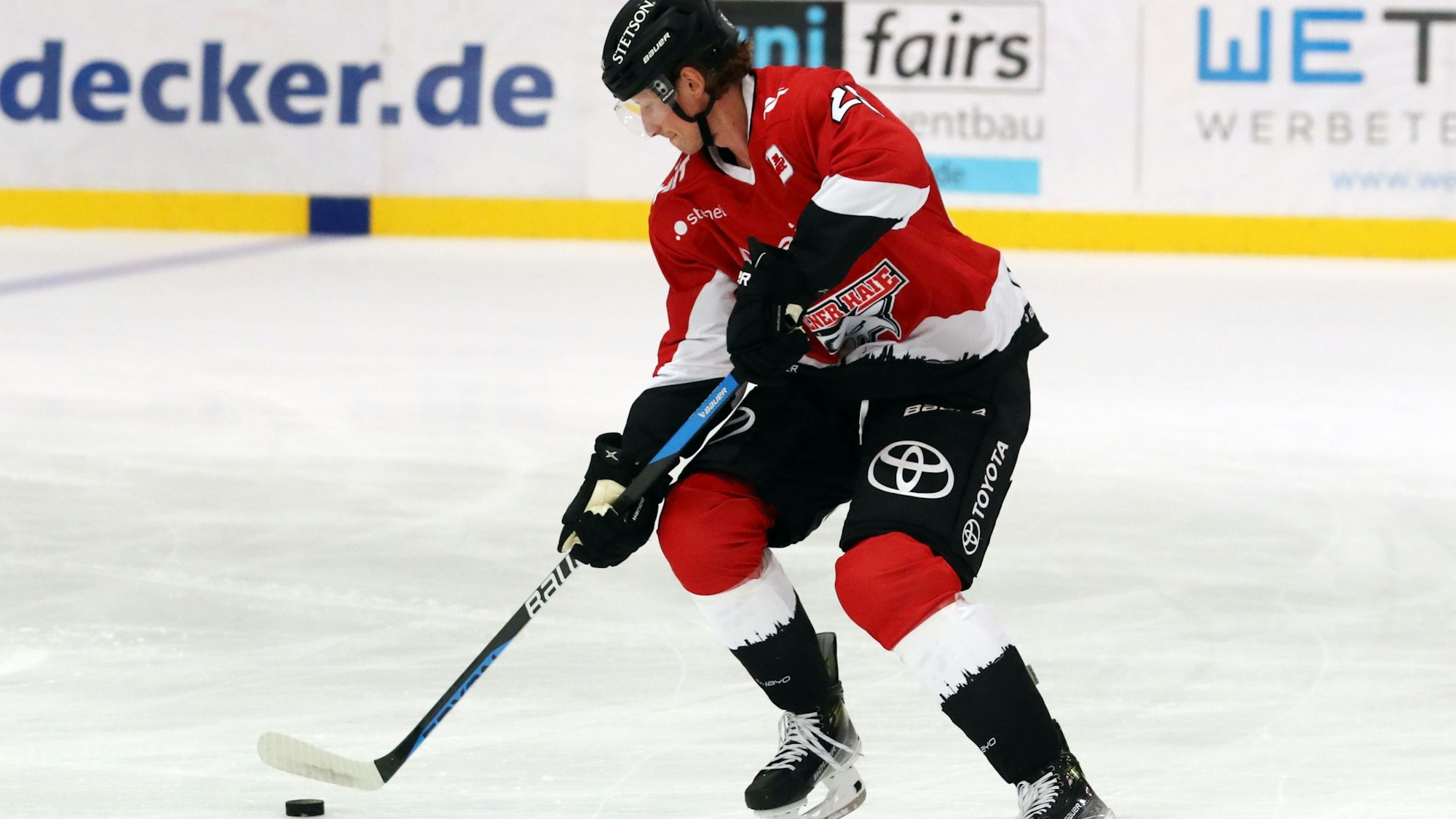 KEC Die Haie, Eishockey DEL, Training, Andrej Sustr (Haie), 06.08.2023, Foto: Herbert Bucco