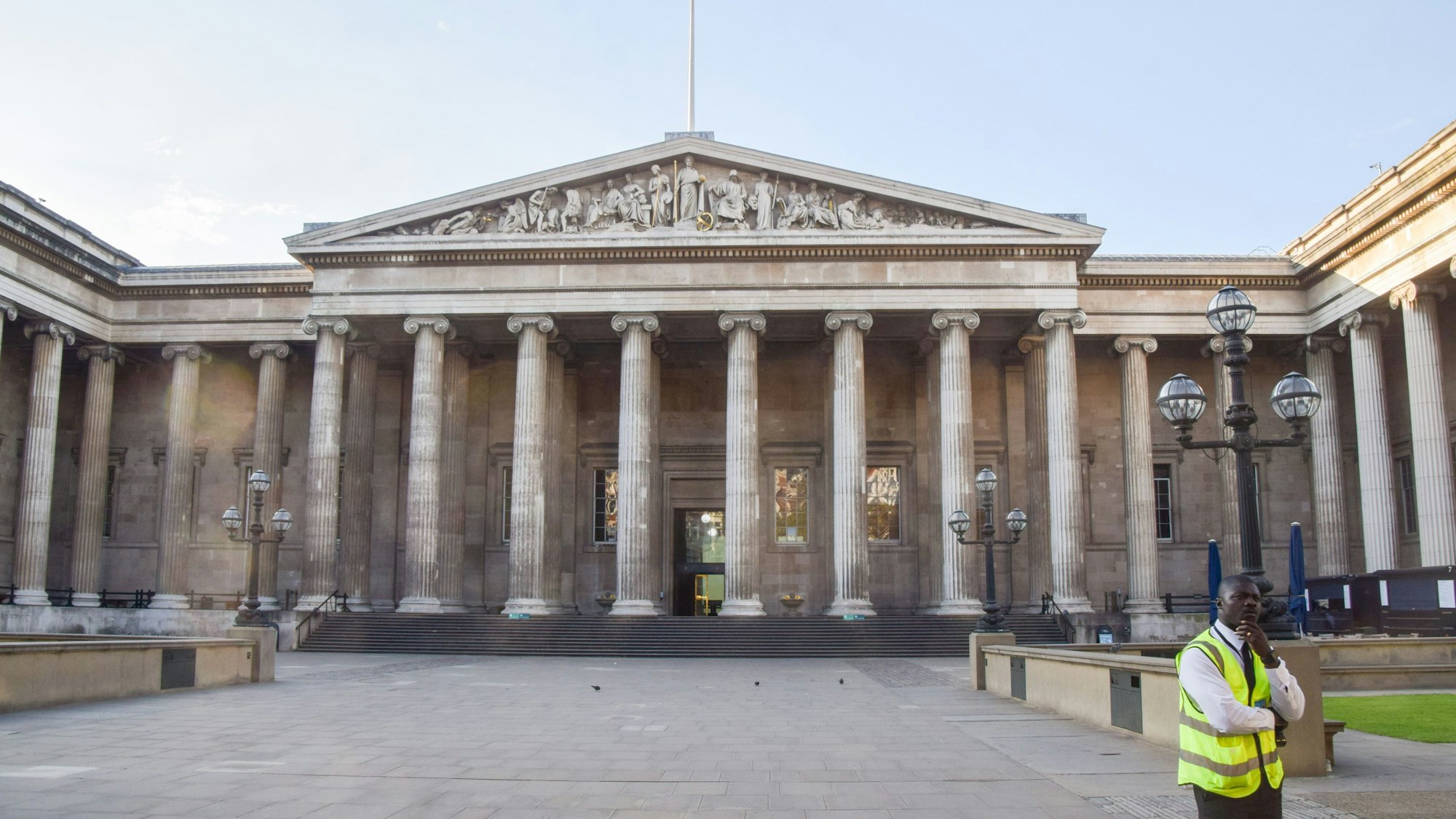 London: Außenansicht des British Museum.