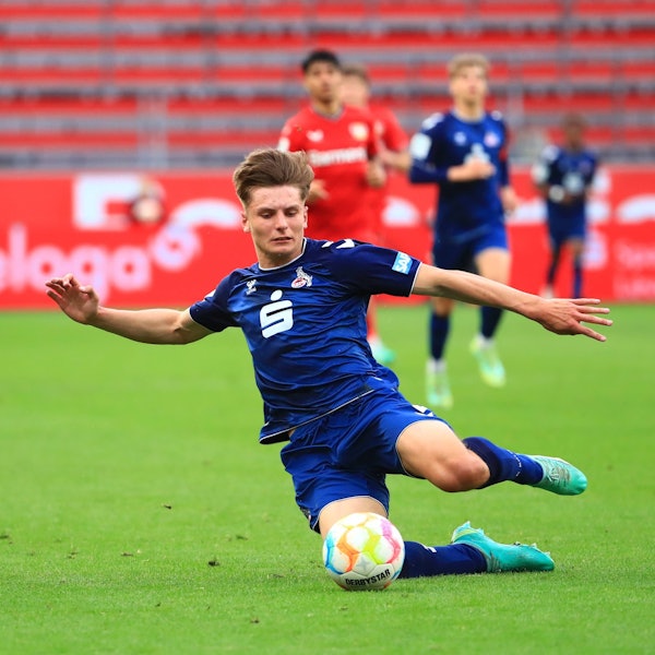 Matti Wagner Koeln Bayer 04 Leverkusen vs 1. FC Koeln, Fussball, Mittelrheinpokalfinale A-Jugend 24.05.2023 Bayer 04 Leverkusen vs 1. FC Koeln, Fussball, Mittelrheinpokalfinale A-Jugend 24.05.2023 Leverkusen *** Matti Wagner Koeln Bayer 04 Leverkusen vs 1 FC Koeln, football, middle rhine cup final A youth 24 05 2023 Bayer 04 Leverkusen vs 1 FC Koeln, football, middle rhine cup final A youth 24 05 2023 Leverkusen Copyright: xEibner-Pressefotox EP_RWS