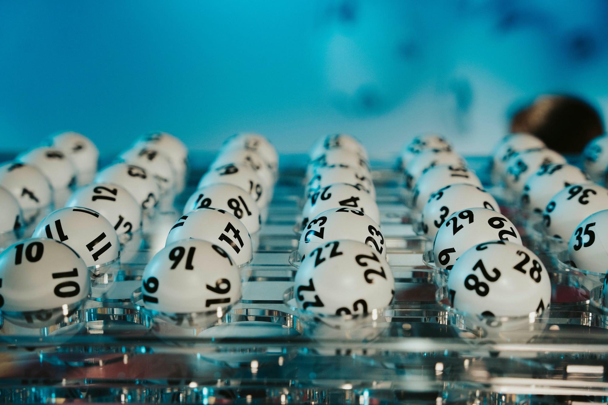 Lotto 6aus49 Kugeln.