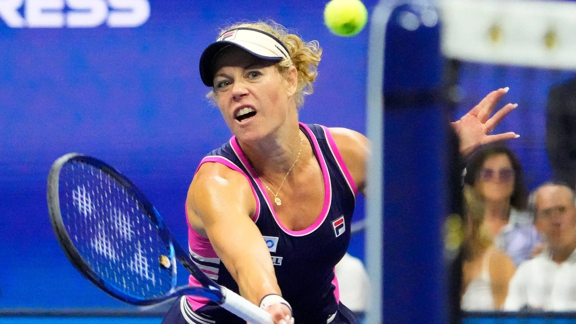 Laura Siegemund beim Spiel gegen Coco Gauff