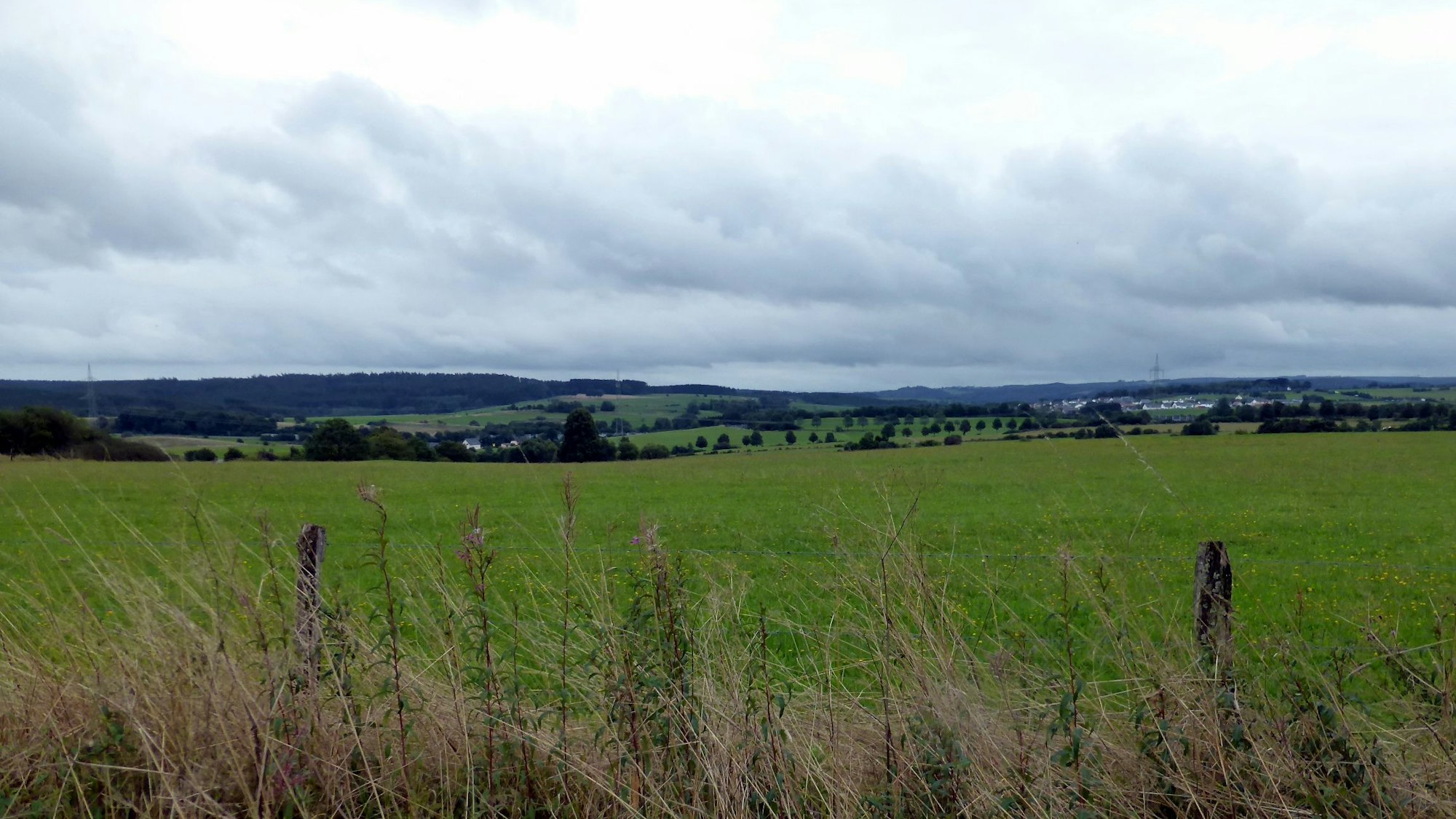 Ausblick auf eine Landschaft in der Eifel