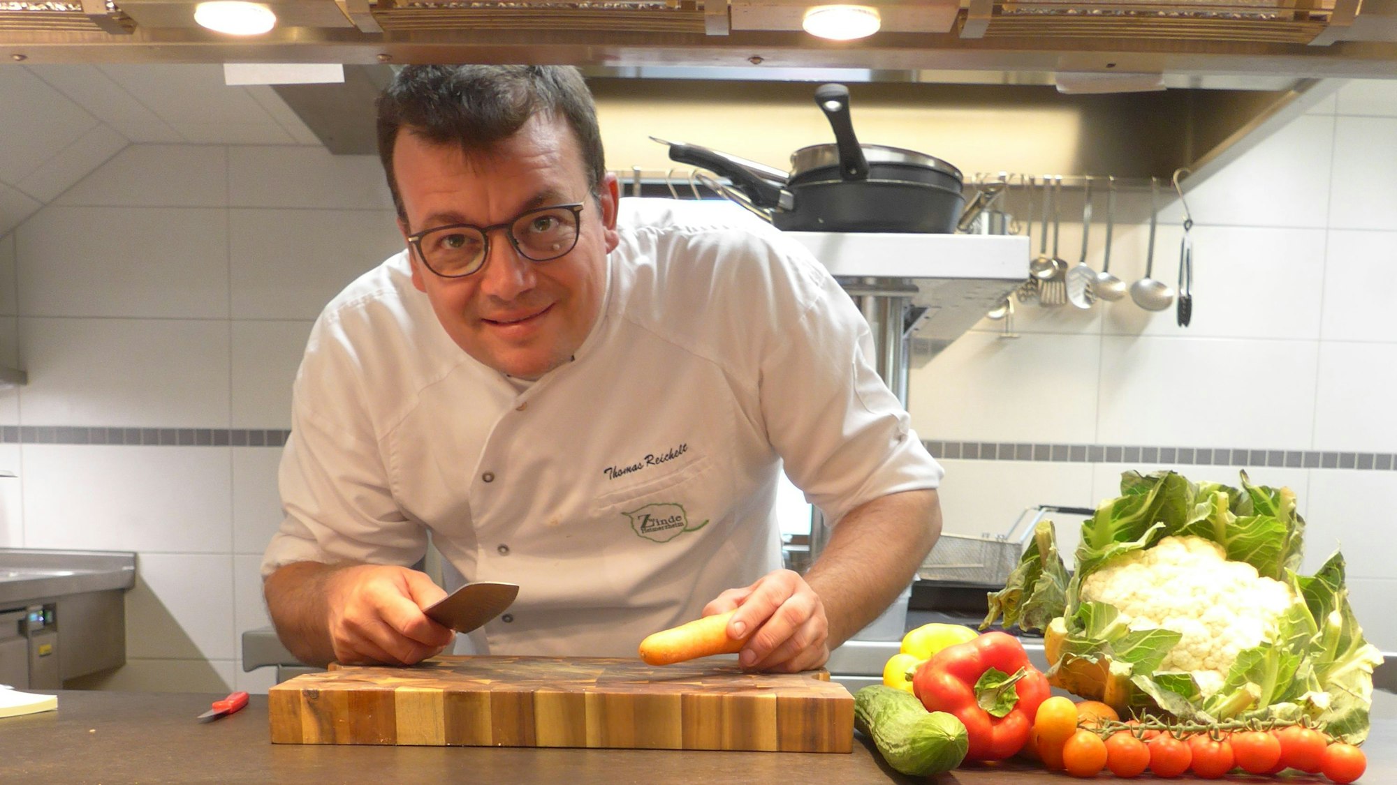 Küchenchef Thomas Reichelt und sein Bruder Andreas Reichelt leiten die Linde in sechster Generation.