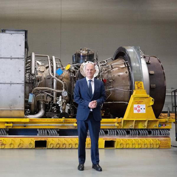 Die Turbine befindet sich weiterhin in Mülheim bei Siemens Energy.