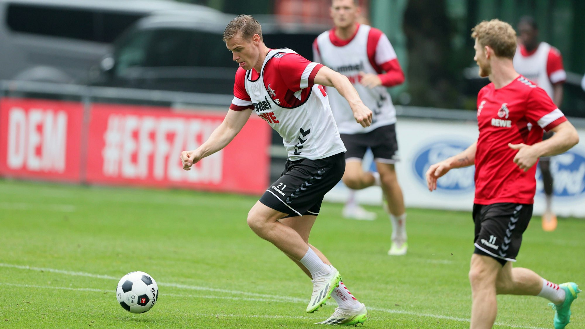 1. FC Köln 1. FC Köln, Training, Steffen Tigges 1. FC Köln 25.08.2023, Bild: *** 1 FC Cologne 1 FC Cologne, training, Steffen Tigges 1 FC Cologne 25 08 2023, picture