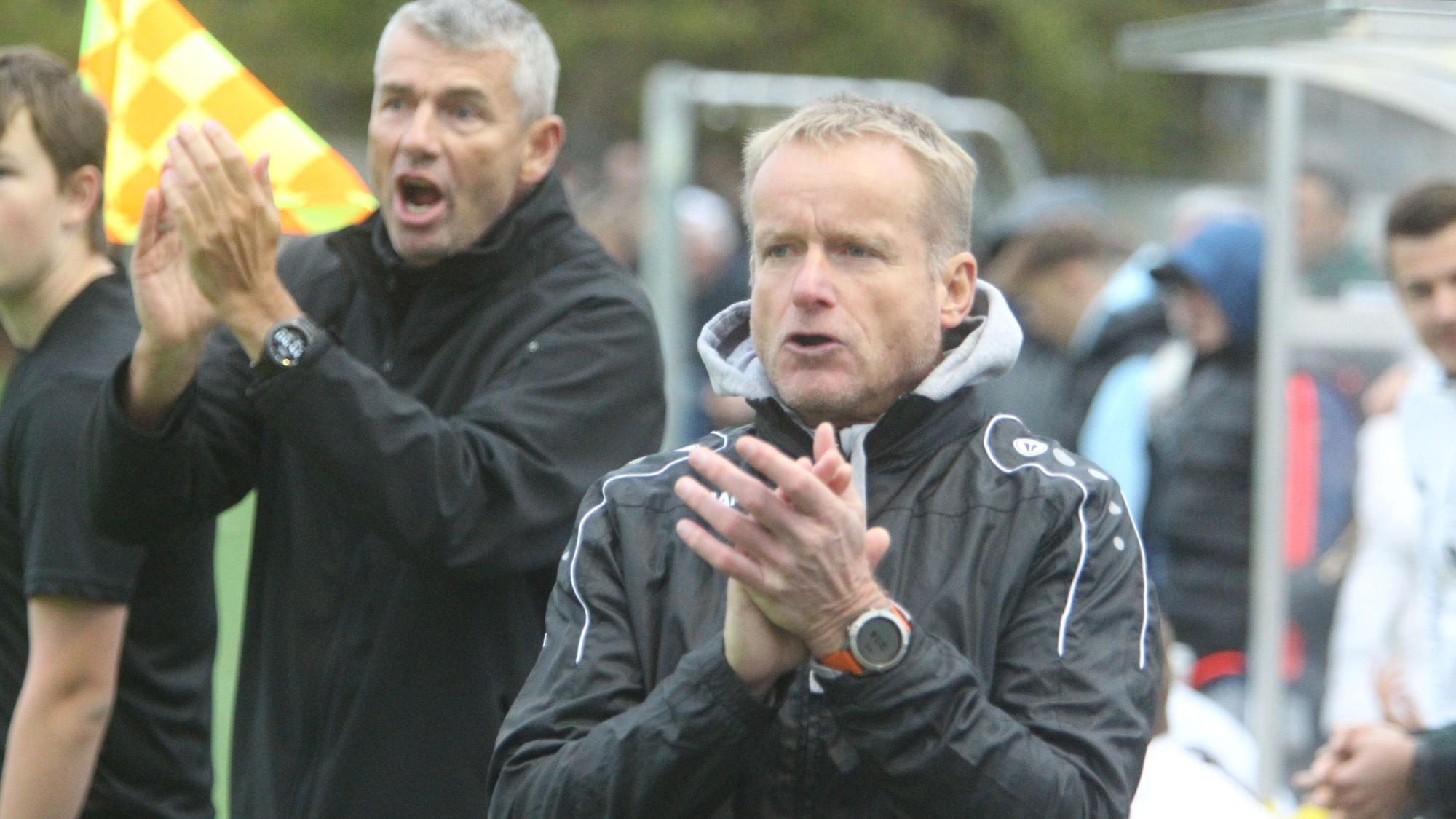 Trainer Gerd Klink und Assistent Guido Radermacher