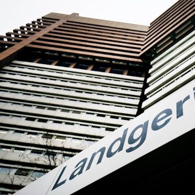 Außenansicht des Kölner Landgerichts.