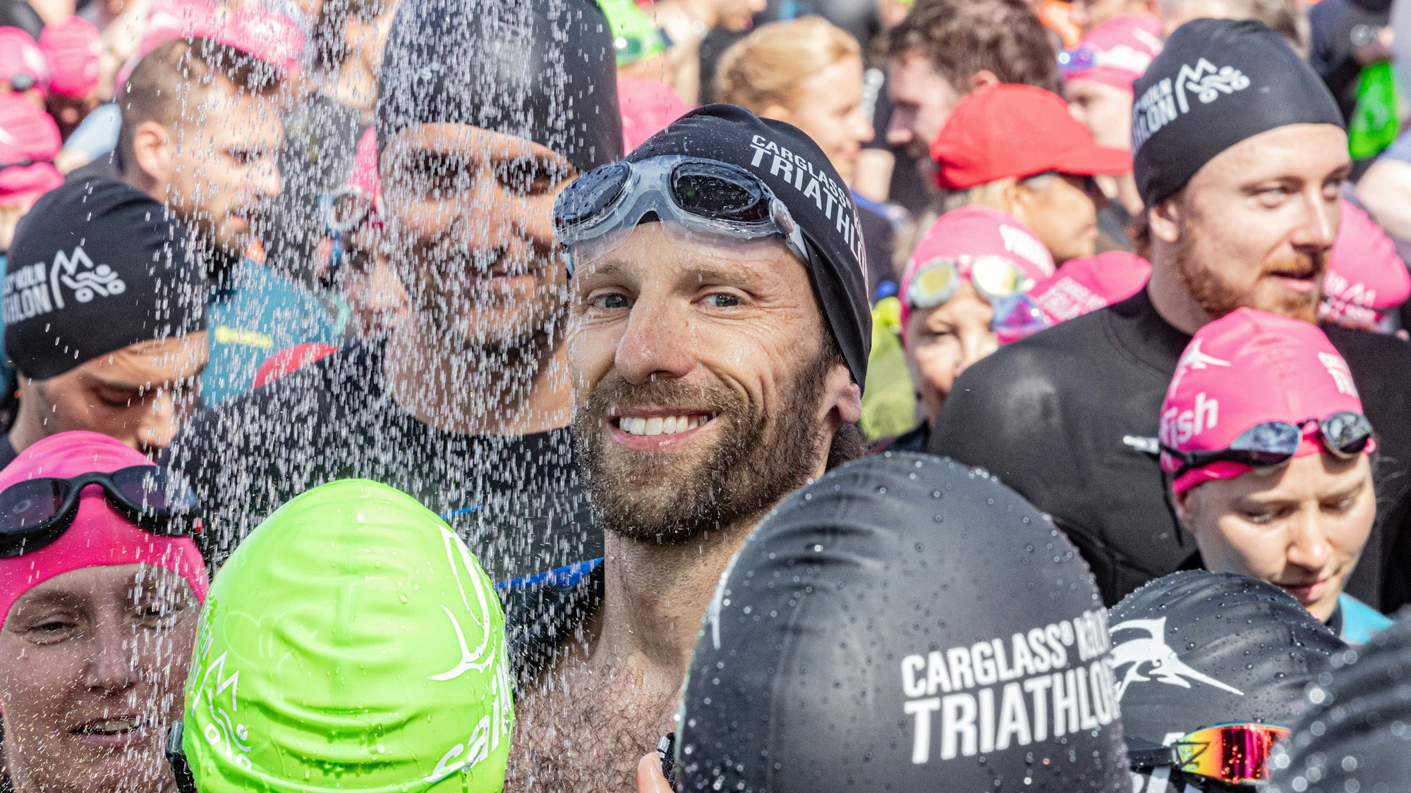 Rundschau-Redakteur Thorsten Moeck nahm am City-Triathlon teil.