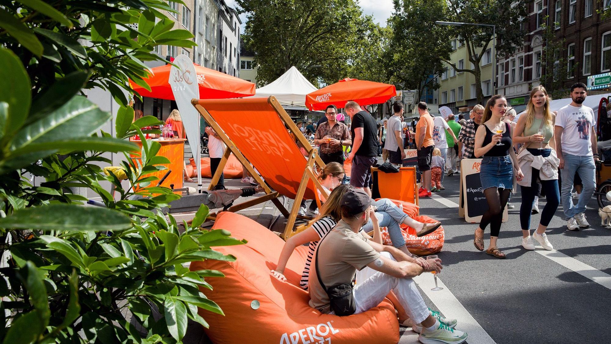 Zahlreiche Besucher auf dem Carrée-Fest.
