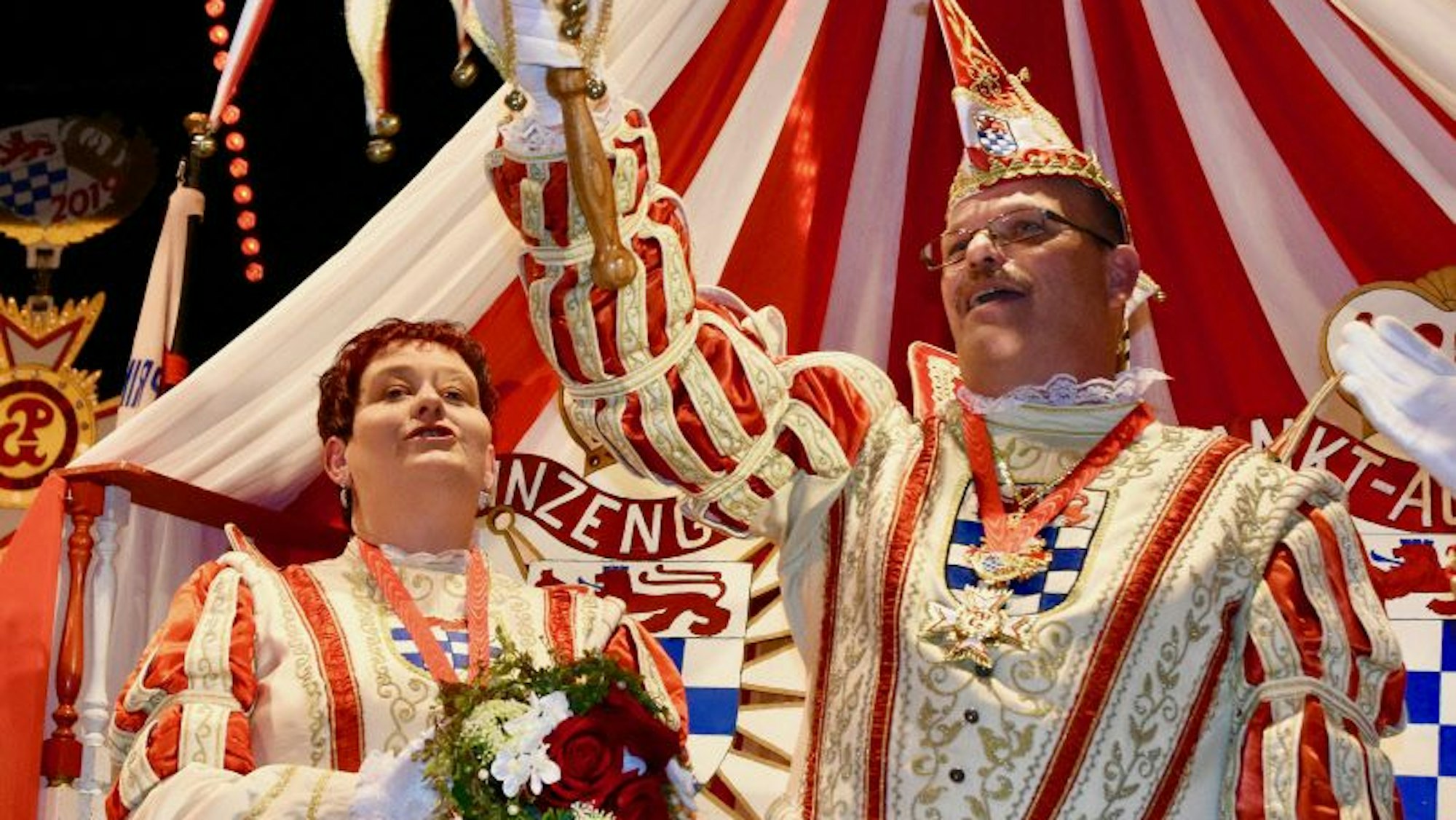Proklamation im November 2018: Prinz Dieter I. und Augustina Andrea II. wurden oberste Narren.