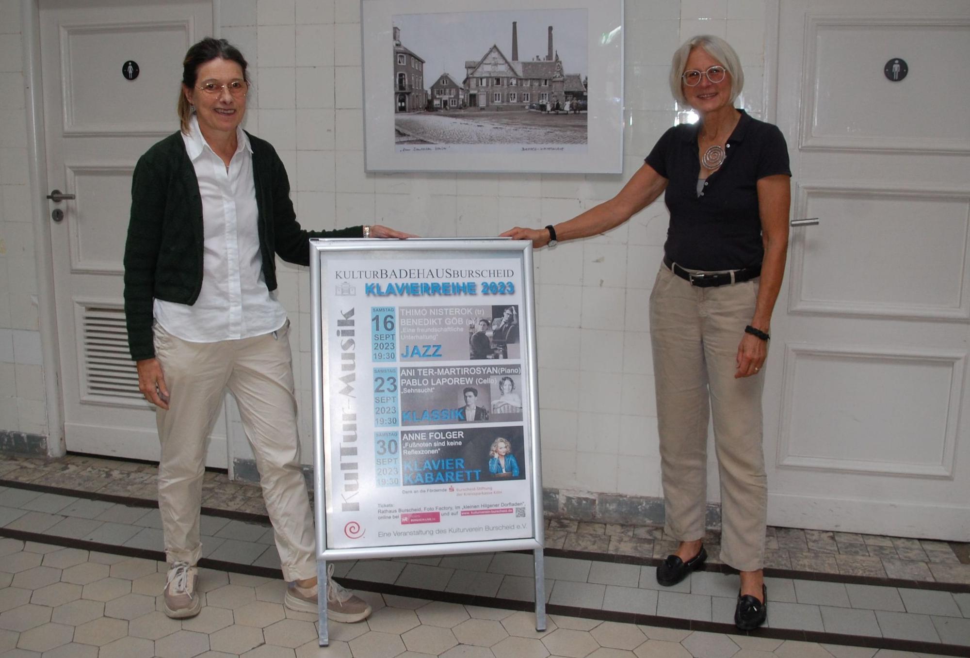 Vera Leweke und Jelle von Dryander stellten das Kulturprogramm vor.