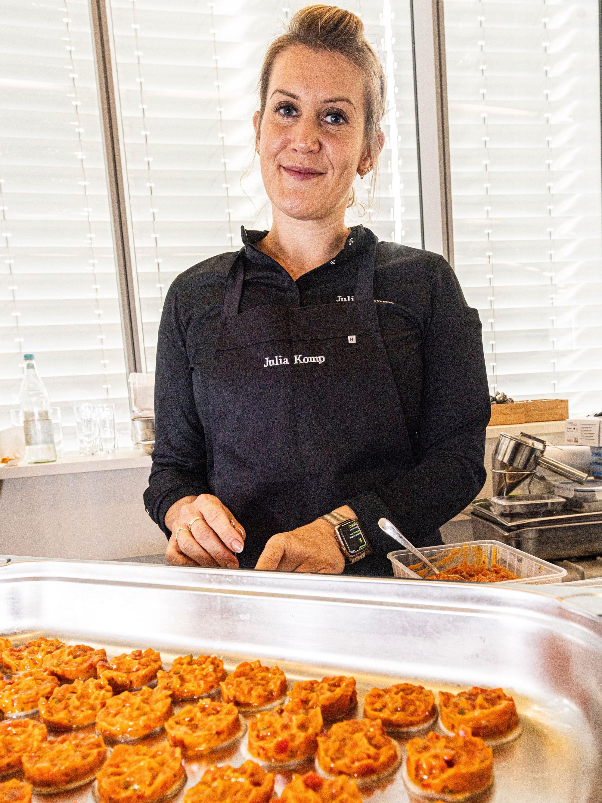Julia Komp bei der Abschluss-Gala der Fine Food Days.