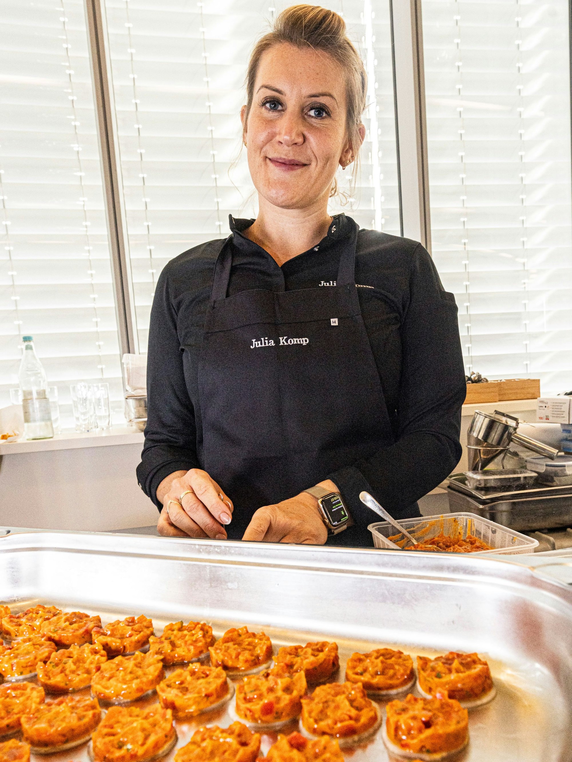 Julia Komp bei der Abschluss-Gala der Fine Food Days.