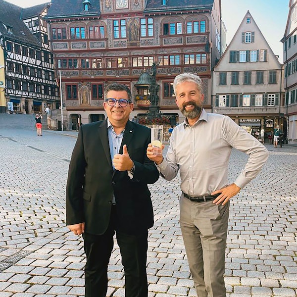 05.09.2023
Tübingen
Gummersbachs Bürgermeister Frank Helmenstein trifft in Tübingen seinen Amtskollegen Boris Palmer