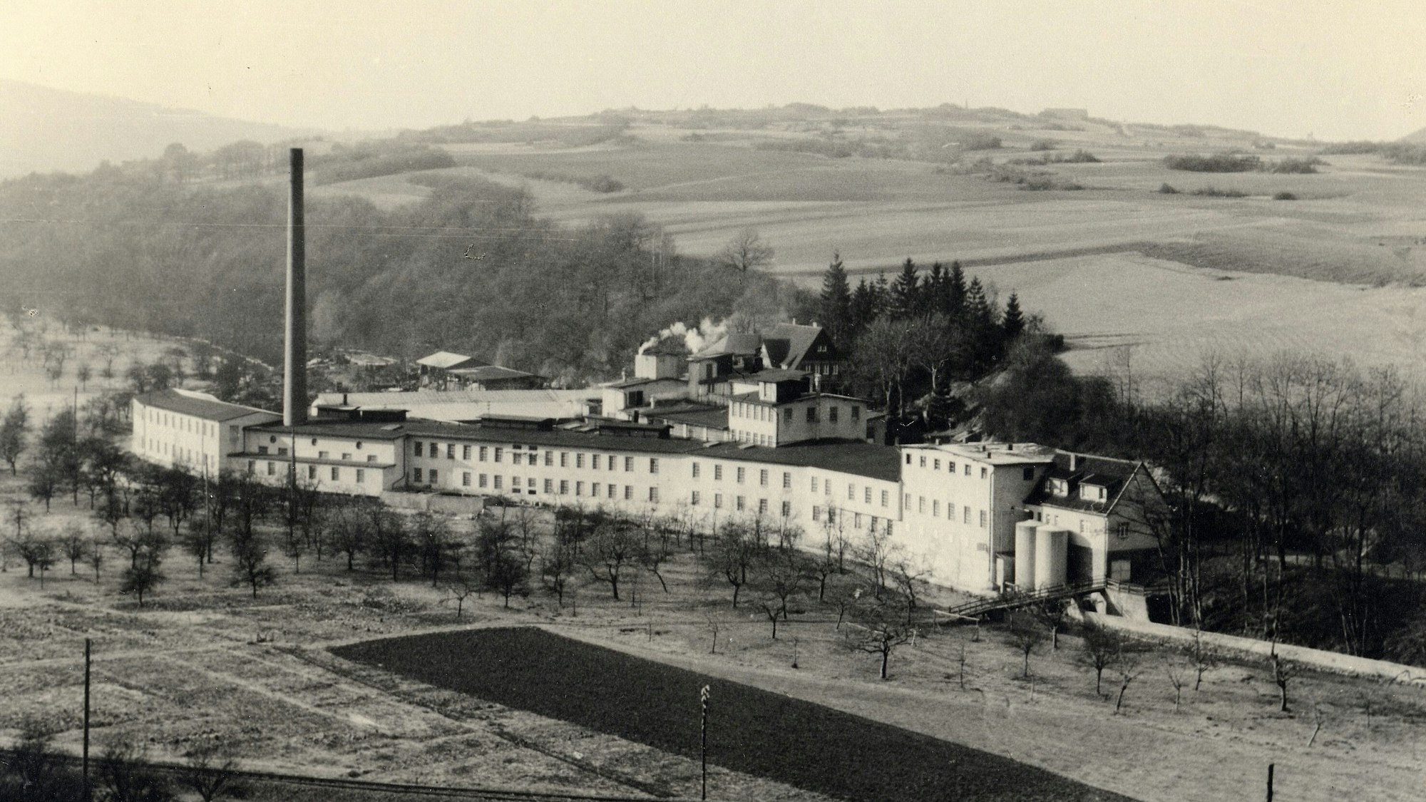 Ein historisches Bild des Unternehmens Peter Greven.