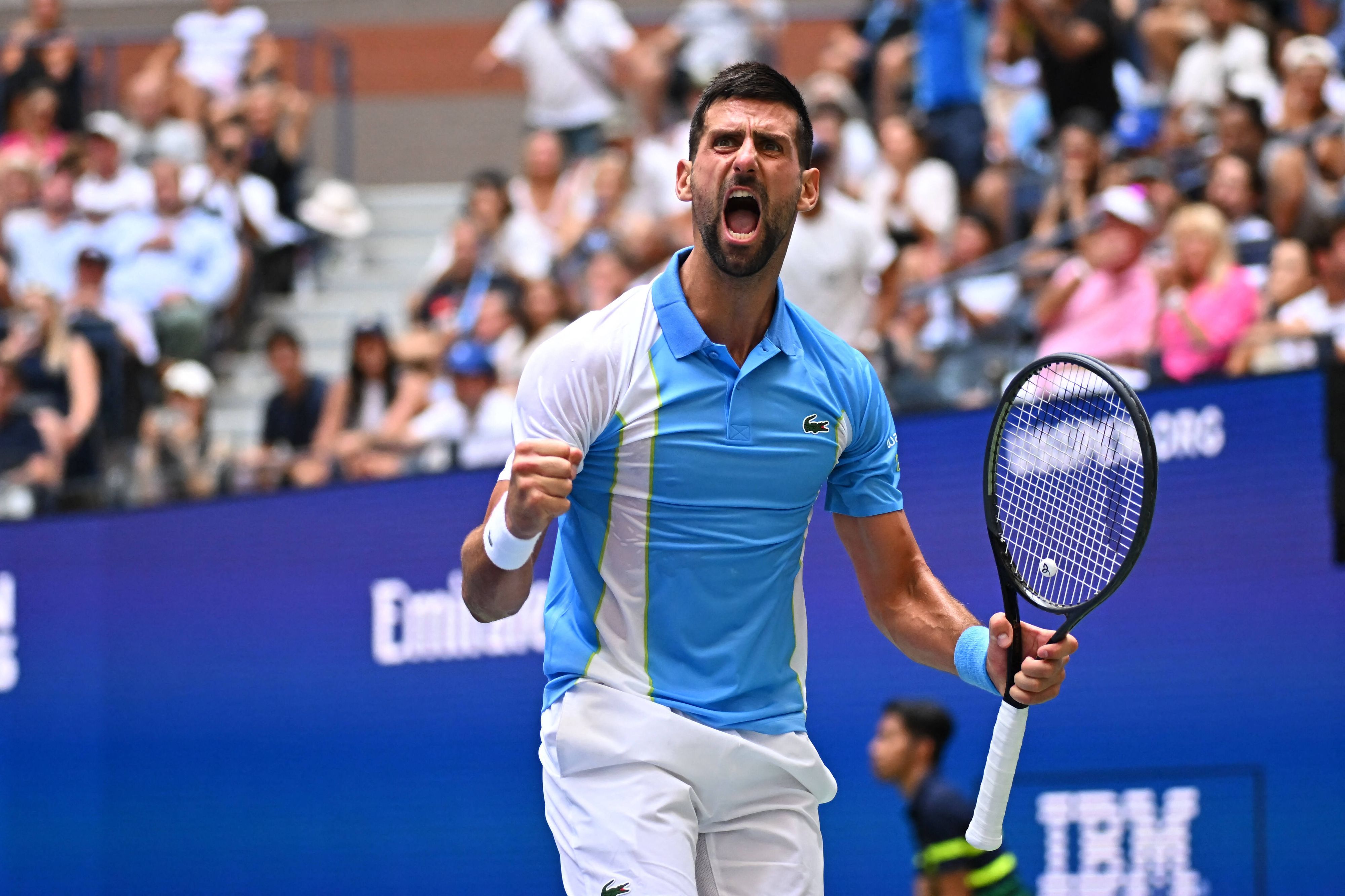 Nächste Runde und neuer Rekord: Novak Djokovic