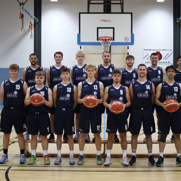 Mannschaftsfoto der ErftBaskets Bad Münstereifel