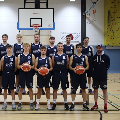 Mannschaftsfoto der ErftBaskets Bad Münstereifel