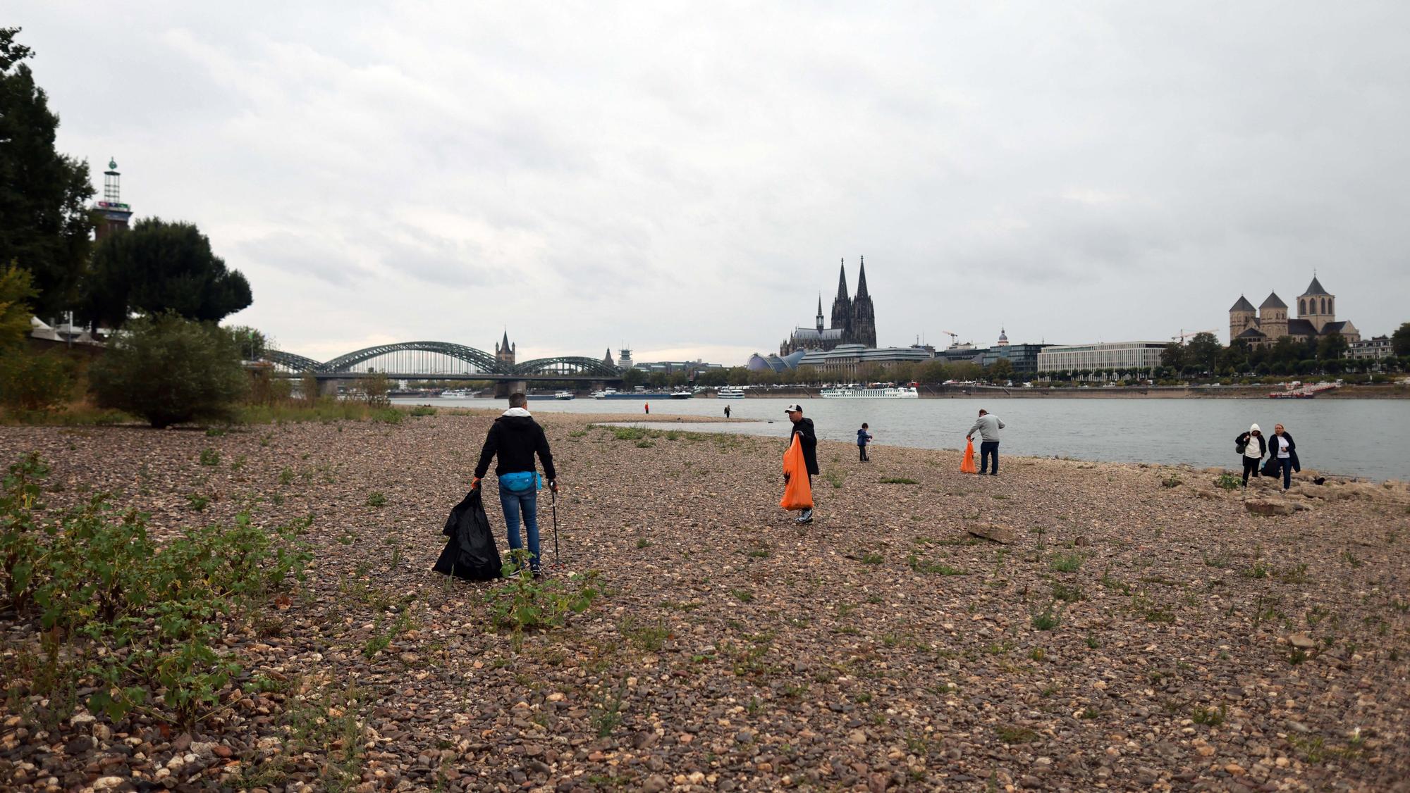 Auch die Kölner Rhein-Aufräumt-Kommando-Einheit (Krake) gewann bereits den Ehrenamtspreis.