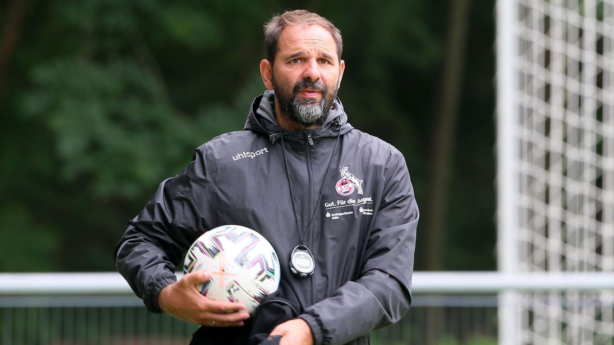 1. FC Köln, Training U19, Trainer Stefan Ruthenbeck (1. FC Köln), 05.08.2021, Bild: Herbert Bucco