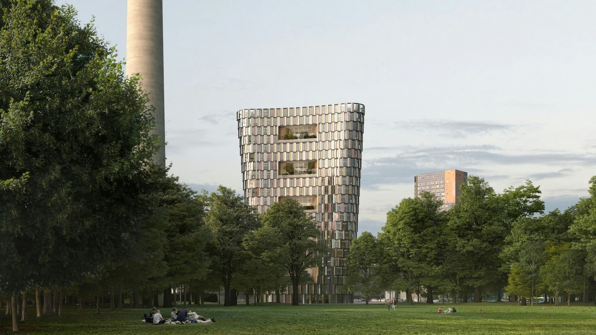 Im Schatten des Colonius: Das Art-Invest Bürohaus an der Inneren Kanalstraße.