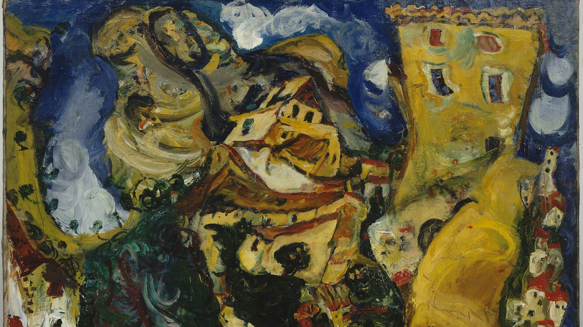 Landschaft bei La Gaude um 1923 von Chaïm Soutine.