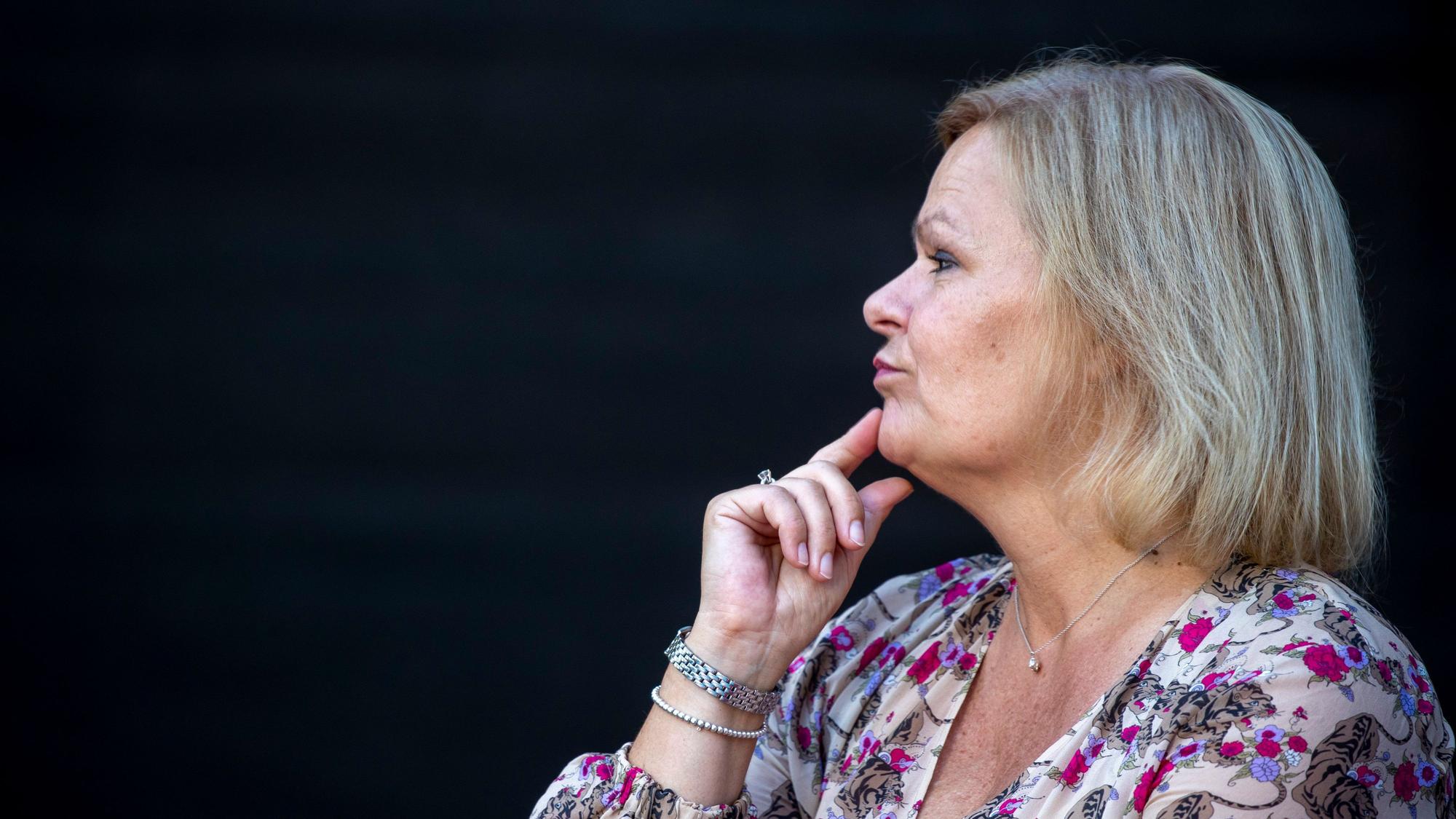 Nancy Faeser (SPD), Spitzenkandidatin für die Landtagswahl in Hessen.