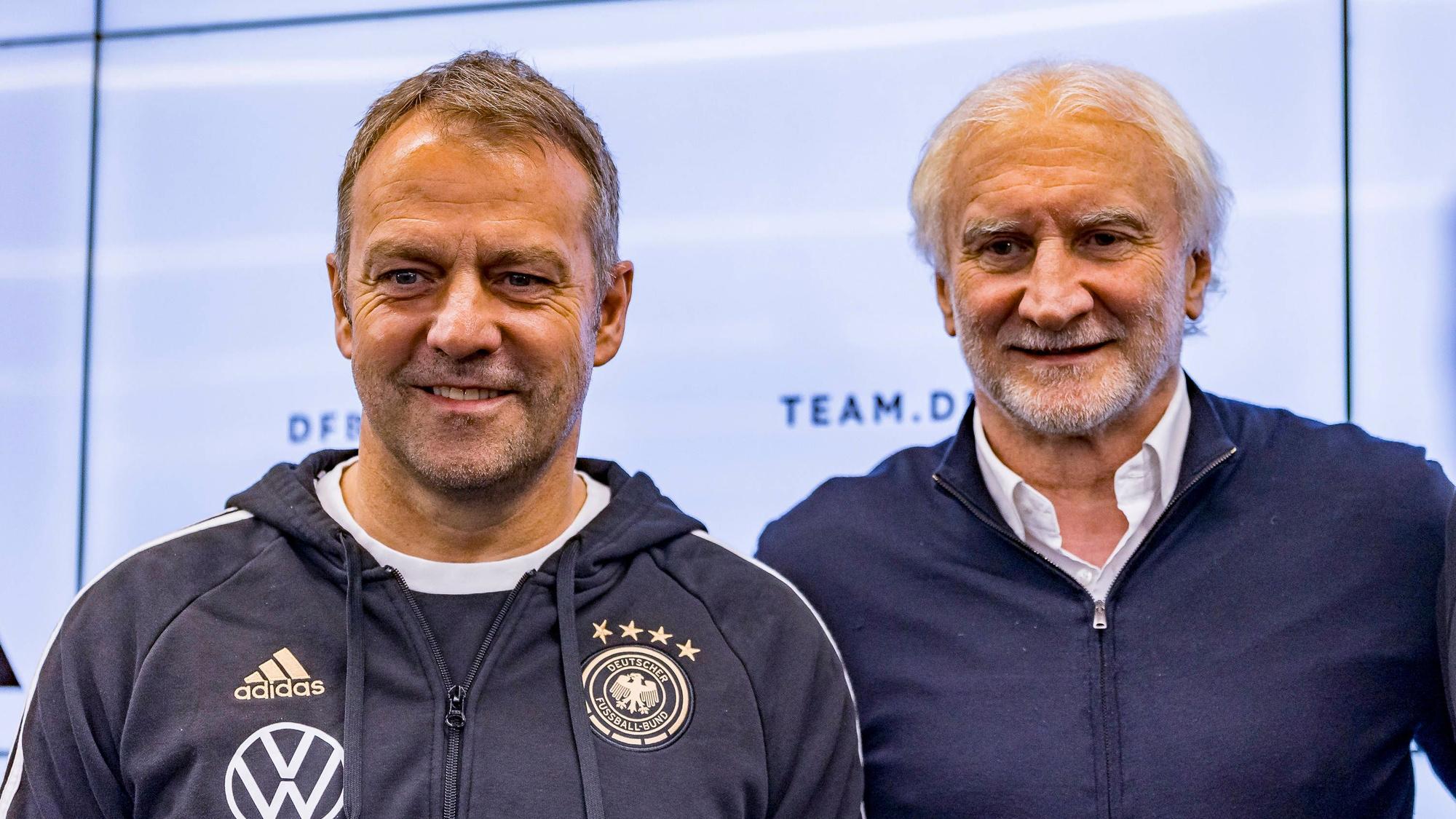 Hansi Flick und Rudi Völler