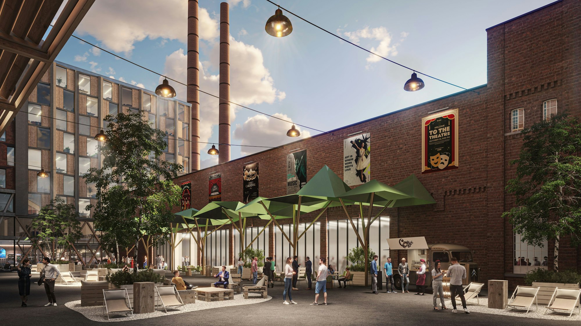 So könnte einmal die Zentrale Werkstatt bei Zanders aussehen.