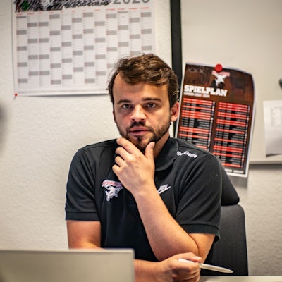 Matthias Baldys ist seit über zwei Jahren bei den Kölner Haien.