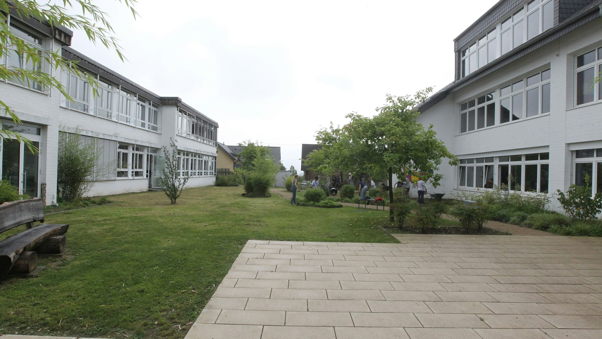 Die Gesamtschule Neunkirchen feiert ihr zehnjähriges Bestehen
Der neu gestaltete Innenhof