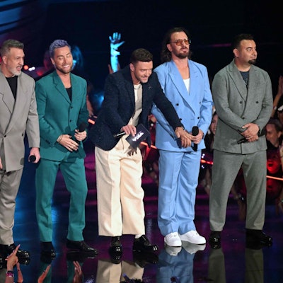 Chris Kirkpatrick (51), JC Chasez (47), Justin Timberlake (42), Lance Bass (44) und Joey Fatone (46), besser bekannt als *NSYNC, sorgten bei den MTV Music Awards für eine Überraschung.