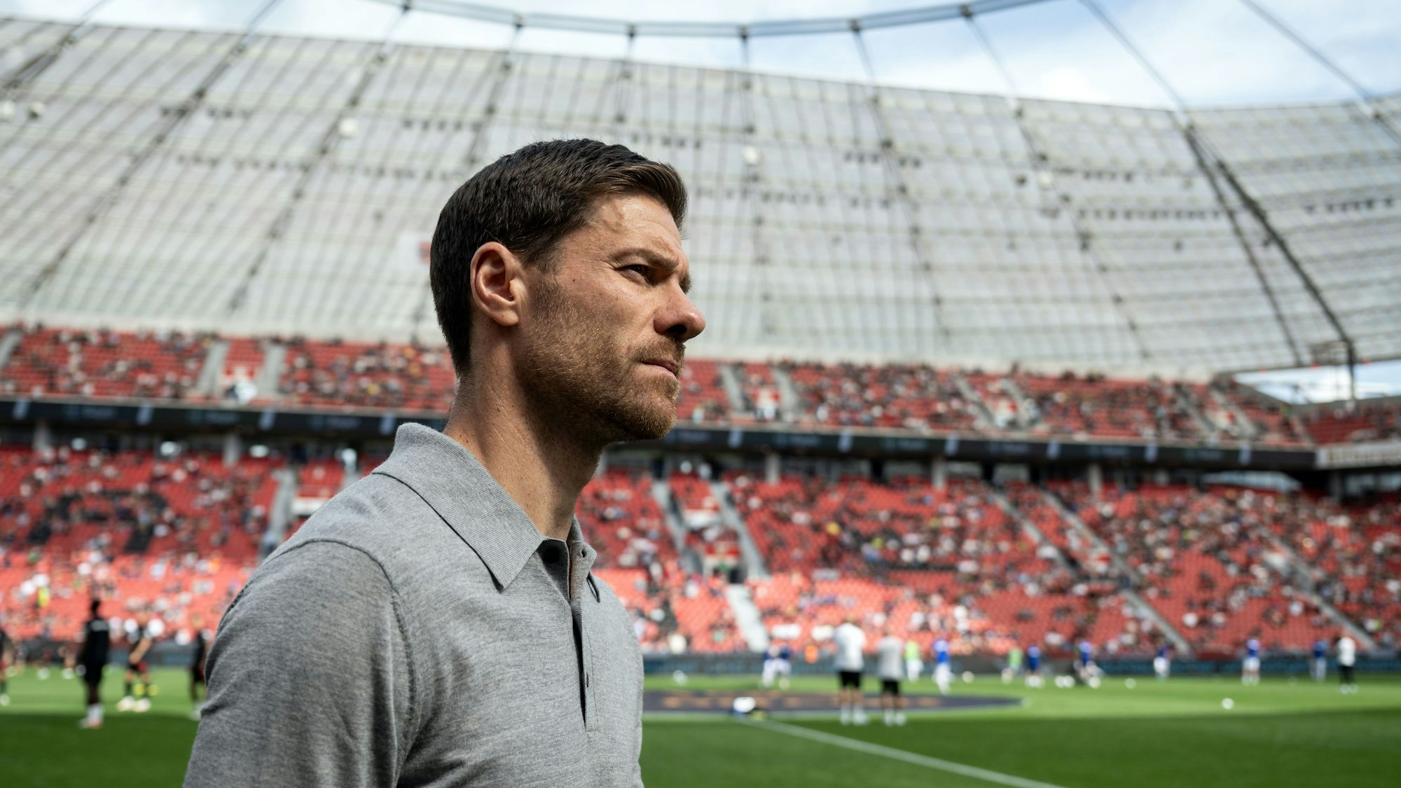 Leverkusens Trainer Xabi Alonso