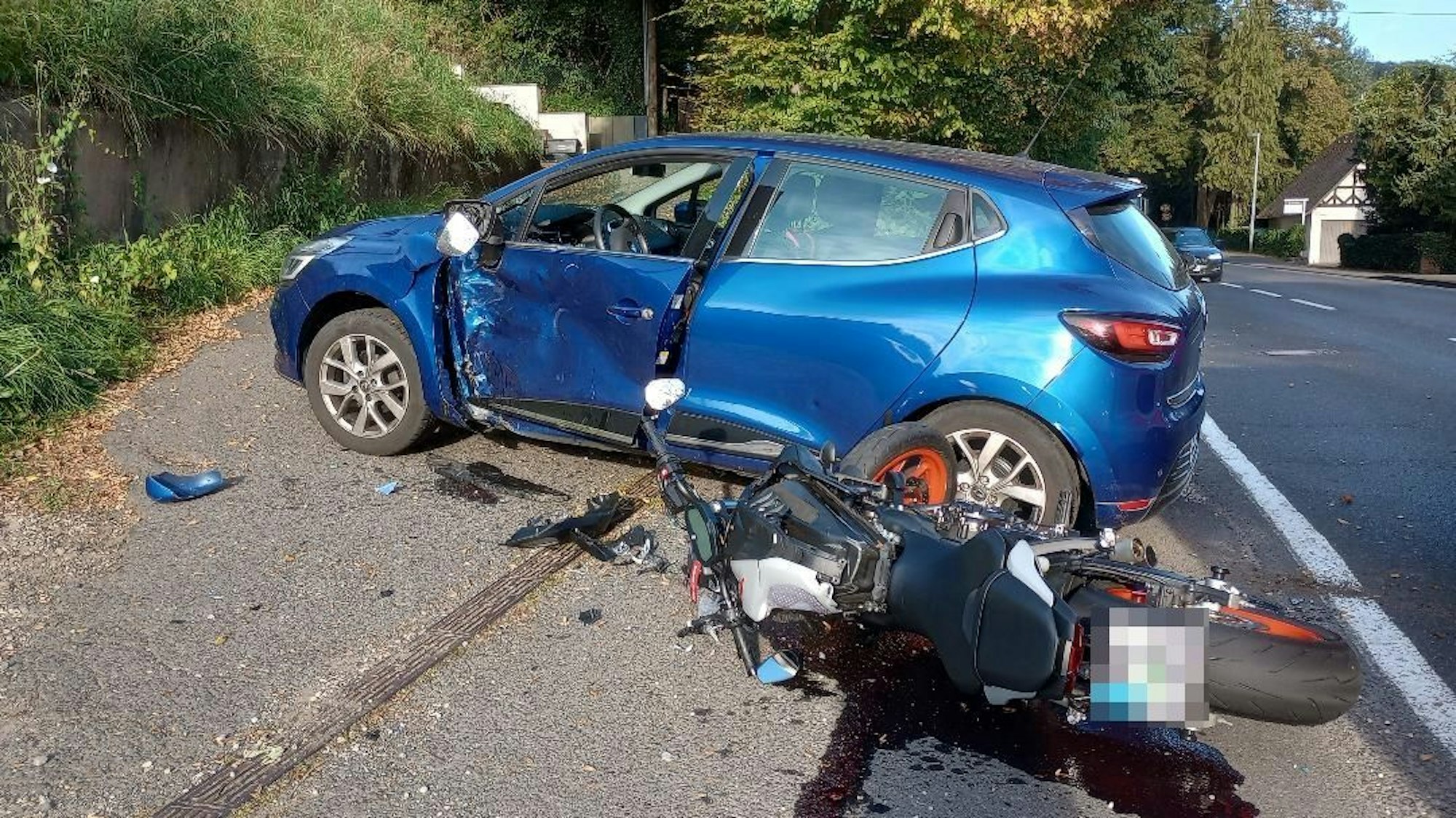 Schwerer Unfall in Hennef.