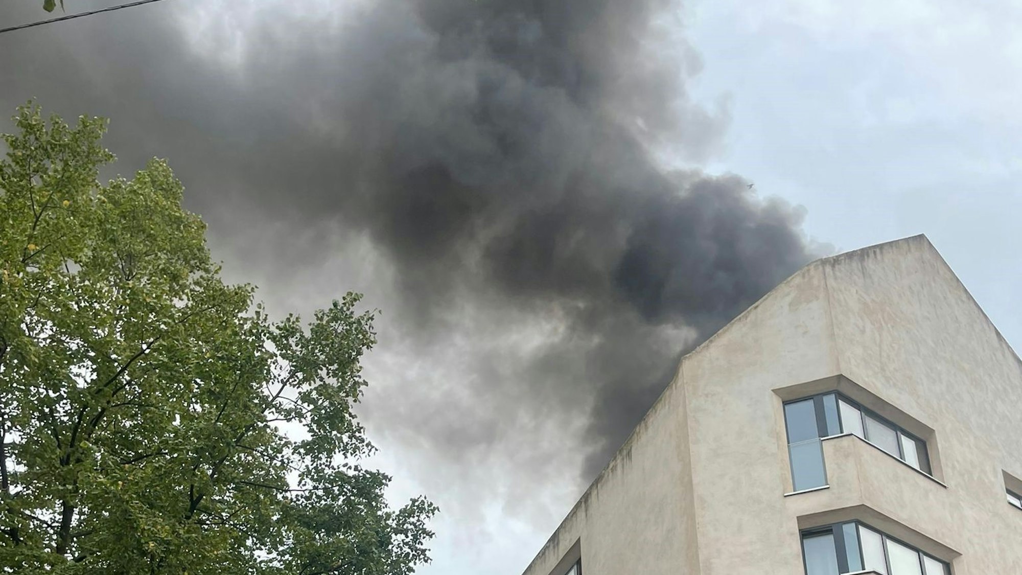 In der Rolandstraße ist am Montagmorgen ein Feuer ausgebrochen.