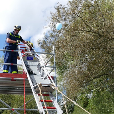 Einsatzkräfte des THW proben den Ernstfall.