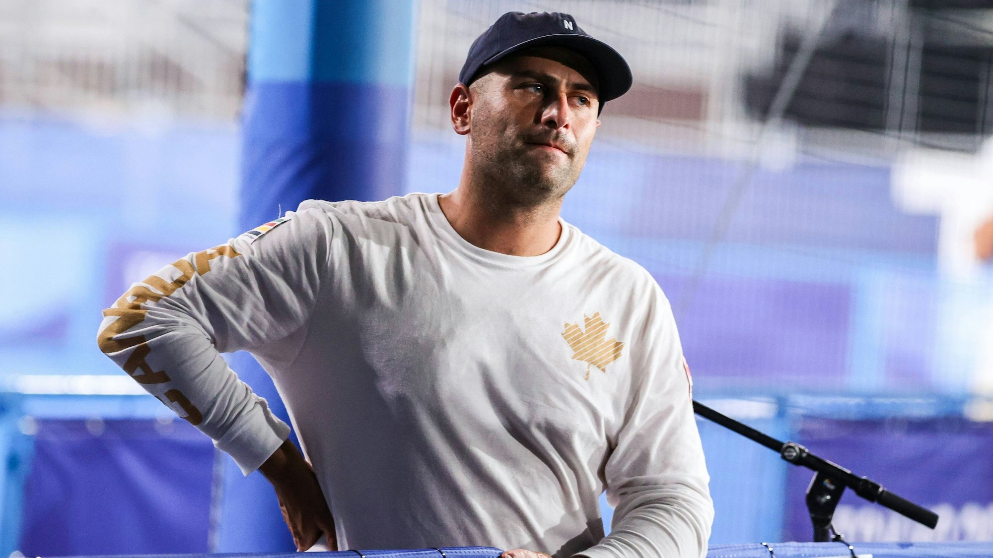 TOKYO - Canada coach Pasha Gademan during the game against Canada at the Olympics. ANP KOEN SUYK xVIxANPxSportx/xxANPxIVx *** TOKYO Canada coach Pasha Gademan during the game against Canada at the Olympics ANP KOEN SUYK xVIxANPxSportx xxANPxIVx 434464244