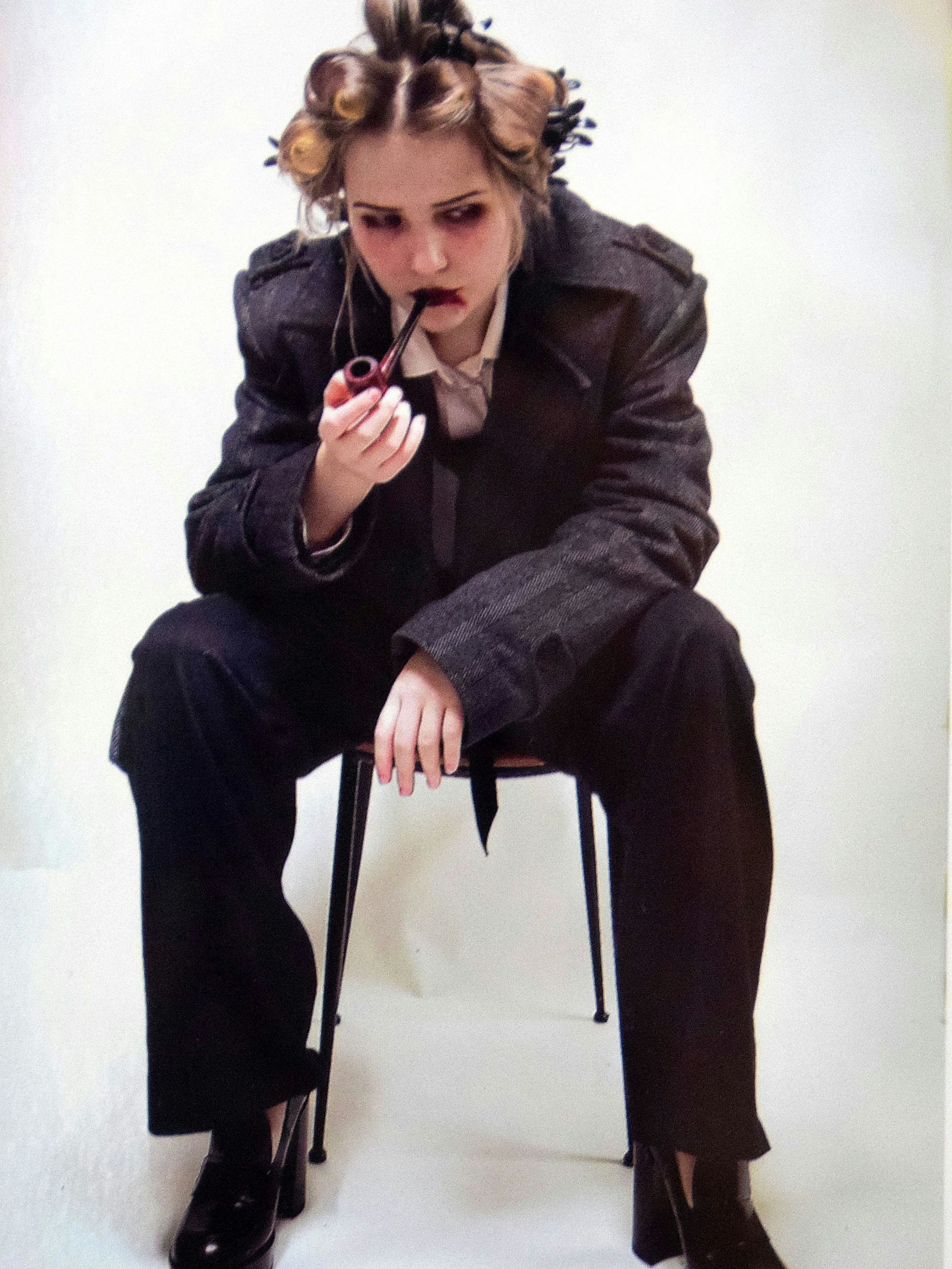 Selbstporträt von Alexia Castor als Marlene Dietrich in ihrer Fotoserie "Lesbian Gender Expression".