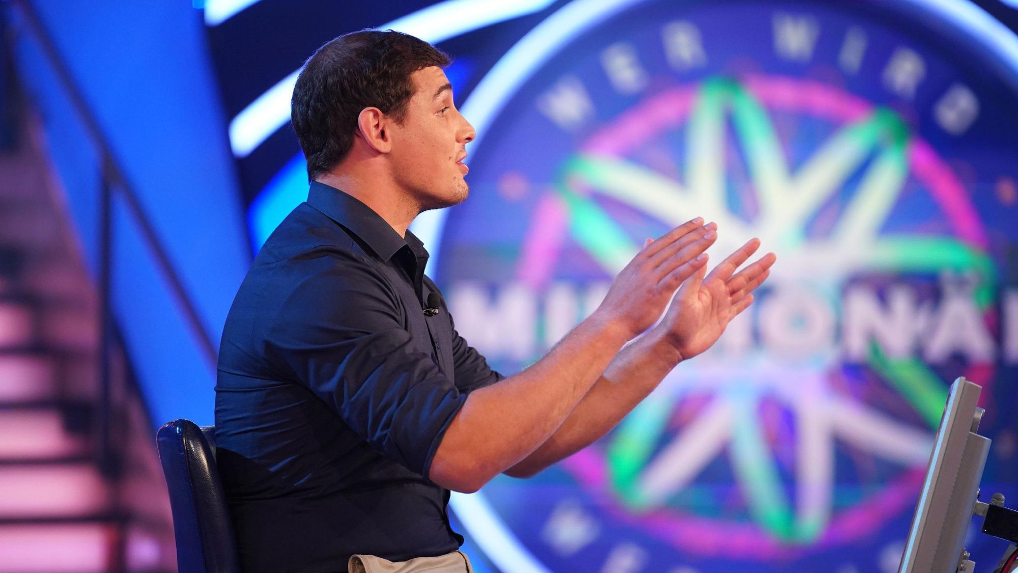 Lukas Schnittger war bei „Wer wird Millionär?“ schwer aufgeragt und brachte seinen Beziehungsstatus durcheinander.